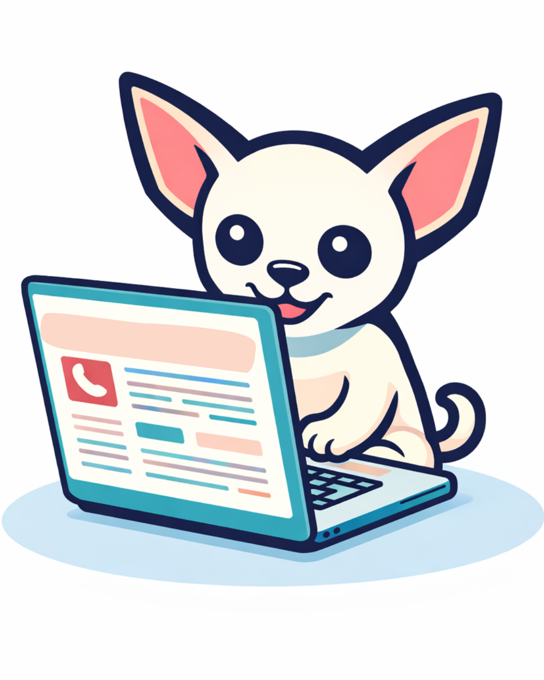 Maddie on her laptop — AnnaVA AI digital marketing support